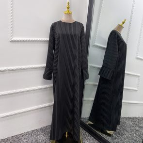 Middle East Stripe Tunneled Dress Women - Image 9