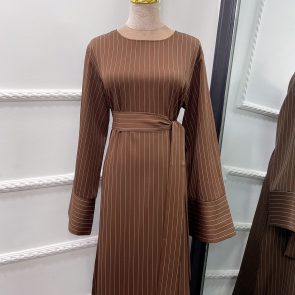 Middle East Stripe Tunneled Dress Women - Image 2