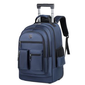 Trolley Backpack Ultra-light Trolley Bag Large Capacity Single-directional Wheel - Image 2