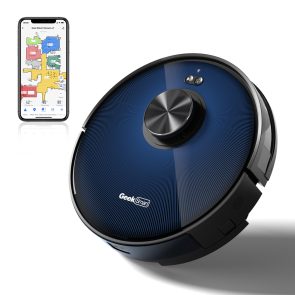 Geek Smart L7 Robot Vacuum Cleaner And Mop, LDS Navigation, Wi-Fi Connected APP, Selective Room Cleaning,MAX 2700 PA Suction, Ideal For Pets And Larger Home Banned From Selling On Amazon - Image 1
