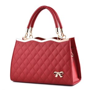 Crossbody shoulder bag with bow - Image 1