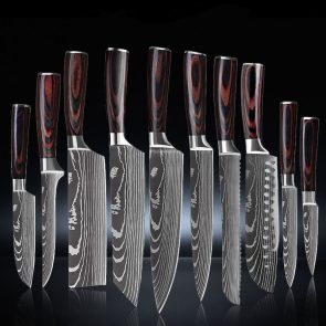 6 Piece Set 8 Piece Set 10 Piece Set Knife Chef's Knife Chef's Knife Kitchen Knife Cooking - Image 9