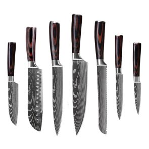 6 Piece Set 8 Piece Set 10 Piece Set Knife Chef's Knife Chef's Knife Kitchen Knife Cooking - Image 7
