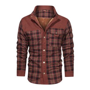 Men's Coat Fleece Thickened Military Coat Autumn Winter Coat Men's Brand Clothing - Image 5