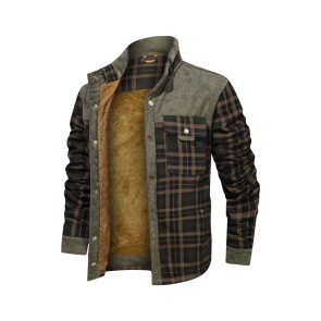 Men's Coat Fleece Thickened Military Coat Autumn Winter Coat Men's Brand Clothing - Image 2