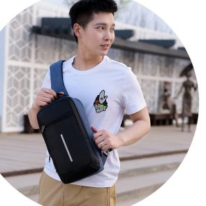 Anti-theft USB charging chest bag with you - Image 7