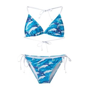 Two Pieces,Adult Women,Sexy Spaghetti String Bikini Top And Bottom,SummerVacation,Swimming,Spa,Surfing,Bathing,Swimming Pool - Image 1