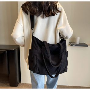 Commuter's All-matching Portable Art Student Large Capacity Shoulder Bag - Image 3