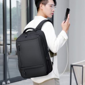 Men's Multi-functional Computer Backpack Simple Waterproof - Image 1