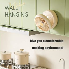 Table Fan, Rechargeable Remote Control Fan With Auto Oscillation 90 Foldable Ultra Quiet 4 Speeds Wind, Portable Air Circulator Fan,Hang Hook, USB Wall Fan For Bedroom Office Kitchen - Image 5