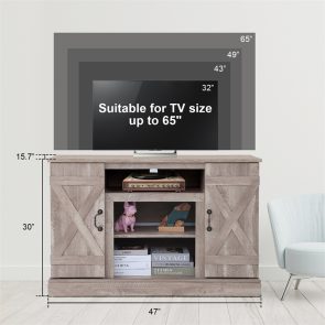 Vintage Home Living Room Wooden TV Cabinet - Image 10
