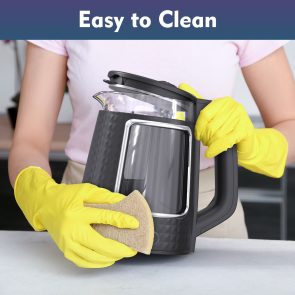 Electric Tea Kettle For Boiling Water, Food Grade Stainless Steel Base, 2.0L 1000W, Auto Shut-Off And Boil-Dry Protection, Wide Opening - Image 5