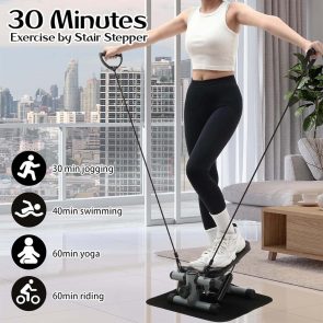 1pc,hiii,Steppers For Exercise At Home, Mini Stair Stepper 330 Lb Capacity, Workout Stepper Machine For Exercise, Mini Stepper With Resistance Bands - Image 6