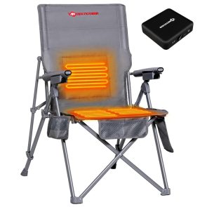 Antarctica Gear Heated Camping Chair With 12V 16000mAh Battery Pack, Heated Portable Chair, Perfect For Camping, Outdoor Sports, Hunting, And Beach Party, With 5 Pockets - Image 6