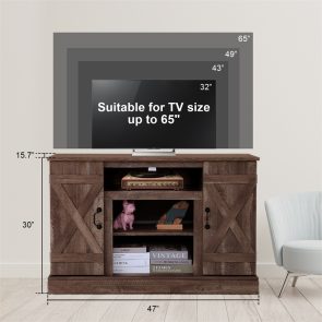 Vintage Home Living Room Wooden TV Cabinet - Image 3