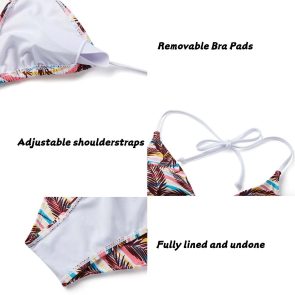 Two Pieces,Adult Women,Sexy Spaghetti String Bikini Top And Bottom,SummerVacation,Swimming,Spa,Surfing,Bathing,Swimming Pool - Image 4