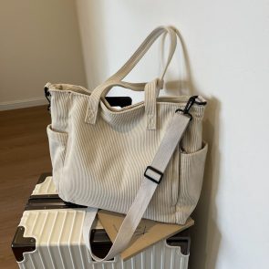 Commuter's All-matching Portable Art Student Large Capacity Shoulder Bag - Image 1