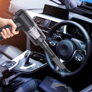 Powerful Handheld Vacuum Cleaner For Car Home Cleaning Cordless, Rechargeable 2 In 1 Mini Vacuum Blower 18000PA Suction  Lightweight Portable Black - Image 4