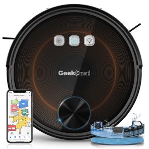 Geek Smart L8 Robot Vacuum Cleaner And Mop, LDS Navigation, Wi-Fi Connected APP, Selective Room Cleaning,MAX 2700 PA Suction, Ideal For Pets And Larger Home.Banned From Selling On Amazon - Image 3