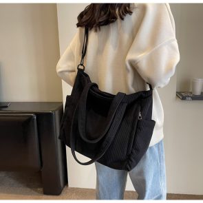 Commuter's All-matching Portable Art Student Large Capacity Shoulder Bag - Image 5