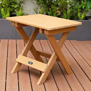 TALE Adirondack Portable Folding Side Table Square All-Weather And Fade-Resistant Plastic Wood Table Perfect For Outdoor Garden, Beach, Camping, Picnics,Ban Amazon - Image 6