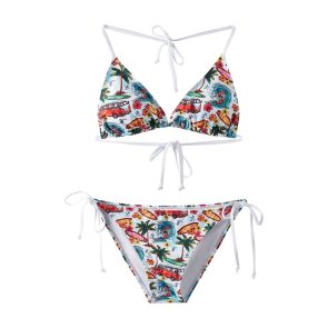 Two Pieces,Adult Women,Sexy Spaghetti String Bikini Top And Bottom,SummerVacation,Swimming,Spa,Surfing,Bathing,Swimming Pool - Image 9