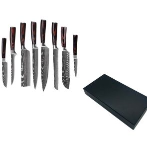 6 Piece Set 8 Piece Set 10 Piece Set Knife Chef's Knife Chef's Knife Kitchen Knife Cooking - Image 4