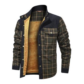 Men's Coat Fleece Thickened Military Coat Autumn Winter Coat Men's Brand Clothing - Image 6