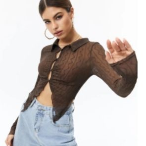 Cardigan Women's Irregular Long Sleeve Top - Image 1