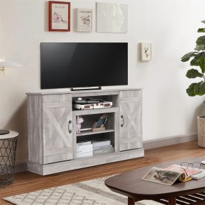 Vintage Home Living Room Wooden TV Cabinet - Image 1