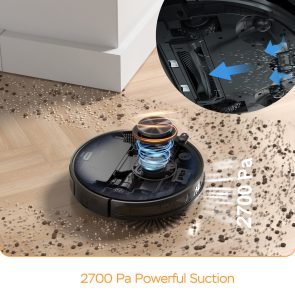 Geek Smart L7 Robot Vacuum Cleaner And Mop, LDS Navigation, Wi-Fi Connected APP, Selective Room Cleaning,MAX 2700 PA Suction, Ideal For Pets And Larger Home Banned From Selling On Amazon - Image 2
