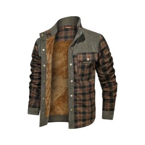 Men's Coat Fleece Thickened Military Coat Autumn Winter Coat Men's Brand Clothing - Image 8