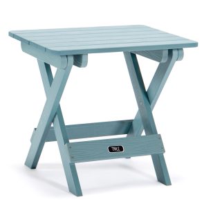 TALE Adirondack Portable Folding Side Table Square All-Weather And Fade-Resistant Plastic Wood Table Perfect For Outdoor Garden, Beach, Camping, Picnics,Ban Amazon - Image 5
