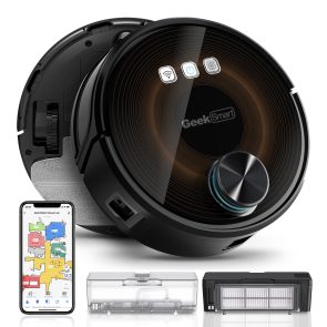 Geek Smart L8 Robot Vacuum Cleaner And Mop, LDS Navigation, Wi-Fi Connected APP, Selective Room Cleaning,MAX 2700 PA Suction, Ideal For Pets And Larger Home.Banned From Selling On Amazon - Image 4
