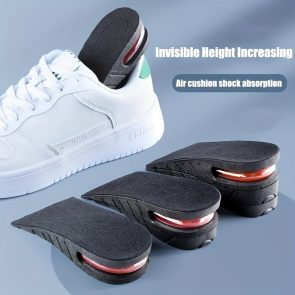 Invisible Height Increased Insole, Men Women Heel Lift Taller Shoe Inserts Pad Adjustable More Comfortable Supporting Insole For Unisex - Image 1