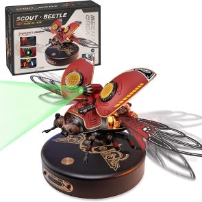 Robotime Rokr Scout Beetle Metal 3D Puzzles Games Punk Style Gift For Birthday Easy Assembly Mechanical Design DIY Toys - MI02 - Image 4