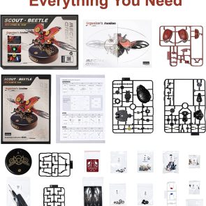 Robotime Rokr Scout Beetle Metal 3D Puzzles Games Punk Style Gift For Birthday Easy Assembly Mechanical Design DIY Toys - MI02 - Image 9