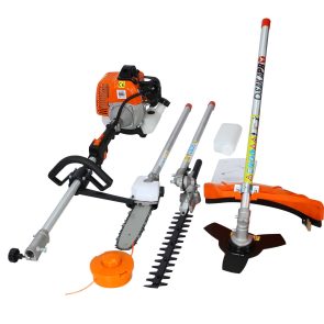 4 In 1 Multi-Functional Trimming Tool Garden Tool System With Gas Pole Saw Trimmer - Image 7