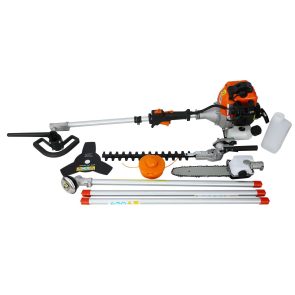 4 In 1 Multi-Functional Trimming Tool Garden Tool System With Gas Pole Saw Trimmer - Image 4