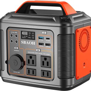 Portable Power Station P302,300W 296Wh Backup Lithium Battery,Solar Generator For Home And Outdoor Emergency Power Supply,Solar Panel Is Not Included - Image 1