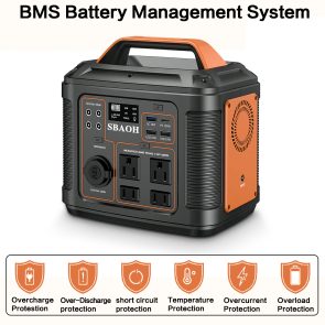 Portable Power Station P302,300W 296Wh Backup Lithium Battery,Solar Generator For Home And Outdoor Emergency Power Supply,Solar Panel Is Not Included - Image 3