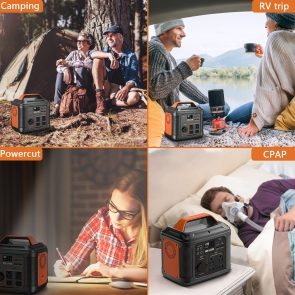 Portable Power Station P302,300W 296Wh Backup Lithium Battery,Solar Generator For Home And Outdoor Emergency Power Supply,Solar Panel Is Not Included - Image 7