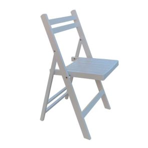 Furniture Slatted Wood Folding Special Event Chairs - Image 3