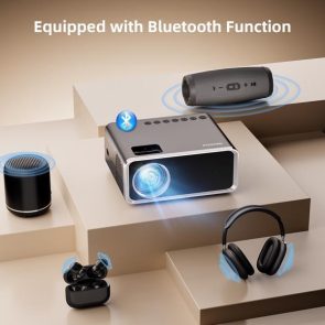 Projector With WiFi & Bluetooth, Upgraded 5G Portable Projector, Support 4K, Native 1080P, 12000 Lumens, Outdoor LED Movie Projector,Selling On The Amazon Temu Platform Is Prohibited - Image 5