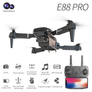E88Pro Dual Camera Dual Electric Drone - Image 3