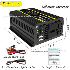 Inverter 12V To 220V110V3000W Vehicle Solar Power Conversion Inverter Off-grid High Frequency Correction - Image 4
