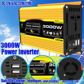 Inverter 12V To 220V110V3000W Vehicle Solar Power Conversion Inverter Off-grid High Frequency Correction - Image 3