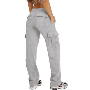 Multi-pocket Cargo Pants Casual Loose Sports Fitness Wide Leg Pants - Image 2