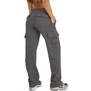 Multi-pocket Cargo Pants Casual Loose Sports Fitness Wide Leg Pants - Image 4