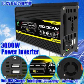 Inverter 12V To 220V110V3000W Vehicle Solar Power Conversion Inverter Off-grid High Frequency Correction - Image 1